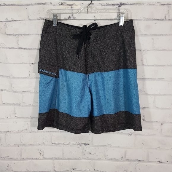 Oakley Drawstring Swim Trunks, 32 - Picture 1 of 3